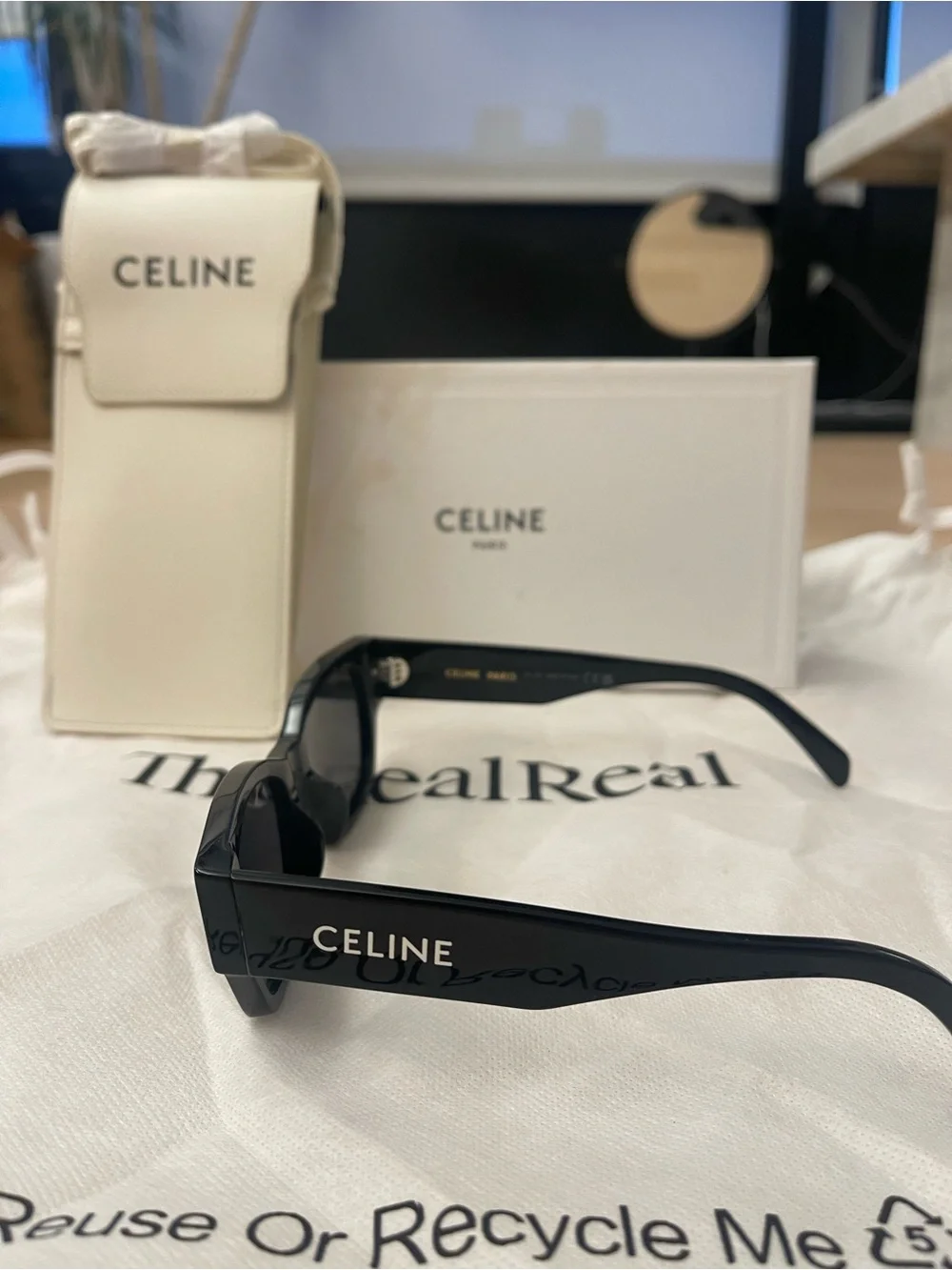 CELINE Wayfarer Tinted Sunglasses
